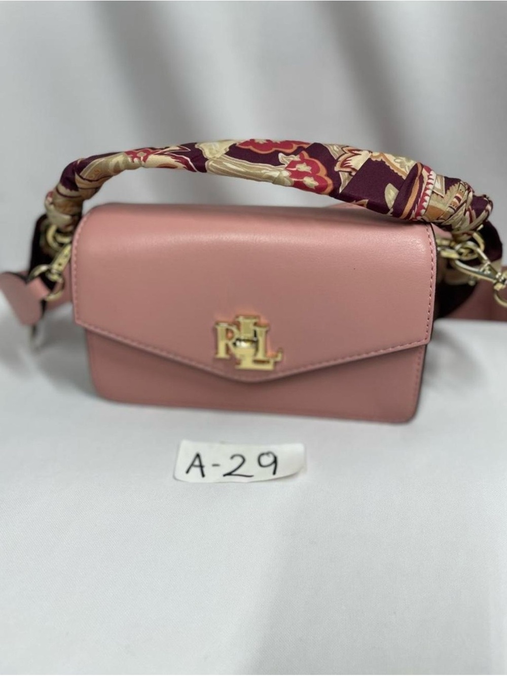 RALPH LAUREN
Scarf-Trim Small Tayler Crossbody Bag